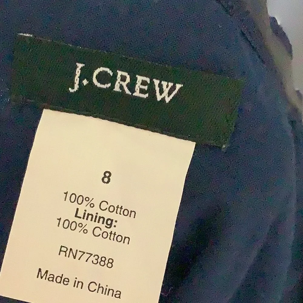 J. Crew Strapless Dress Size 8‎ 💜🥰